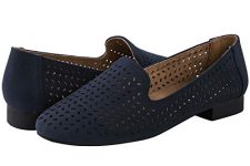 GLOBALWIN Women’s Navy Slip On Loafer Flats 8.5M