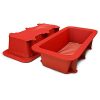 Silicone Bread and Loaf Pan Set of 2 Red, Nonstick, Commercial Grade Plus Homemade Bread Making Recipe Ebook