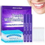 Teeth Whitening Kit Teeth Whitening Pen – 3pcs of 5ml Professional Teeth Whitener Pen with 17% Carbamide Peroxide Whitening Gel,Pack of 10 Deep Cleaning Teeth Wipe and Cotton Swabs