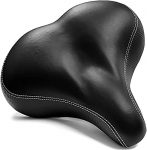 Bikeroo Comfortable Bike Seat Cushion for Men & Women – Compatible with Peloton, Exercise or Road Bikes – Bicycle Saddle Replacement Seats with Extra Wide Comfort