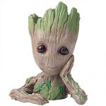 Baby Groot Flowerpot Succulent Planters Flowerpots 6″ Decorative Flower Pots Indoor/Outdoor Garden Planters, Unbreakable Indoor Plant Pots with Drainage Gardening Pots Planters & Accessories