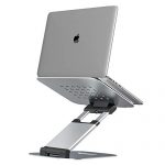 Laptop Stand for Desk,Multi-Angle Adjustable Laptop Stand with Heat-Vents,Ergonomic Computer Stand Laptop Riser- Adjust Height up to 20”,Sit to Stand Laptop Holder Compatible with Laptops up to 17”