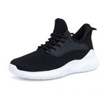 Akk Womens Sneakers Running Shoes – Women Workout Tennis Walking Athletic Gym Fashion Lightweight Nursing Casual Light Shoes 10.5US Black