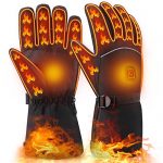 Heated Gloves, Winter Gloves for Men Women Waterproof Heating Gloves Warm Thermal Touchscreen Cold Weather Gloves Hand Warmers Arthritis Gloves for Sports Outdoor Motorcycle Ski Cycling Running Snow