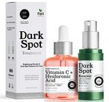 AM/PM Dark Spot Corrector Treatment – Overnight Kojic Acid Dark Spot Remover for Face /Body + AM Vitamin C Hyaluronic Acid Retinol Serum for Face, Tranexamic Acid Age Spot Acne Scar Treatment for Face