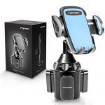Cup Holder Phone Holder, TOPGO [Secure & Stable] Car Cup Holder Phone Mount Cell Phone Automobile Cradle for iPhone, Samsung and More Smart Phone -Blue