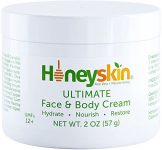 Hydrating Face Moisturizer for Women and Men with Manuka Honey and Coconut Oil – Face Cream and Body Lotion for Dry Skin, Eczema Cream, Psoriasis Cream – Rosacea Treatment for Face – Made In USA (2oz)
