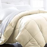 Beckham Hotel Collection King/California King Size Comforter – 1600 Series Down Alternative Home Bedding & Duvet Insert – Cream