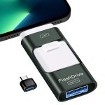 Sunany USB Flash Drive 256GB, Photo Stick Memory External Data Storage Thumb Drive Compatible with Phone, Pad, Android, PC and More Devices (DarkGreen)