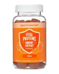 Vital Proteins Immune Gummies, Zinc, Vitamin C and Ginger Extract to Support Immune Health, 60 ct, 30-Day Supply, Citrus Flavor