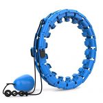 skayddb Weighted Smart Hoola Hoop, Smart 24 Sections Detachable Hoola Hoop, Suitable for Adults and Children