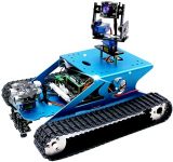 Yahboom Raspberry Pi Robotic with Camera Programmable AI Electronic DIY Tank Robot Kit for Teens Adults Compatible Pi 4 B Model 3B+ (Raspberry Pi NOT Include)