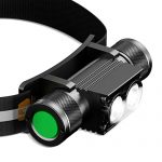 NPET Rechargeable Headlamp for Adults,Ultra Bright 1000 Lumens 600 ft LED Beam,Waterproof,Lightweight Head Light for Camping&Hat Work.Valentines Day Gifts for Him