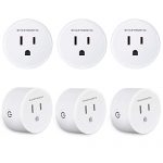 Smart Plugs, WiFi Outlet Timer Socket, Work with Alexa, Google Home, No Hub Required, Remote Control Your Appliances from Anywhere, Any Time, ETL Certified, Works with 2.4GHz Network, Pack of (6)