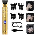 Hair Clippers for Men, Professional Hair Trimmer Cordless Hair Trimmer Zero Gapped T-Blade Trimmer Edgers Clippers Electric Beard Trimmer Shaver Hair Cutting Grooming Kit Gifts for Men