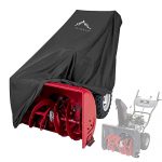 Himal Snow Thrower Cover-Heavy Duty Polyester,Waterproof,UV Protection,Universal Size for Most Electric Two Stage Snow Blowers 47″ L x 32″ W x 40″ H (L)