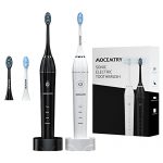 MOCEMTRY Sonic Electric Toothbrush Rechargeable toothbrushes for Adult with 4 Duponts Brush Heads, 4 Cleaning Mode Waterproof Electric Tooth Brush