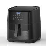 YuuYee Air Fryer, 6.8 Quart (6.5 Liter) Electric Hot Air Fryers Oven Oilless Cooker with LED Digital Screen and Nonstick Frying Pot, 3-Year Warranty,1700W (Black)