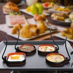 Silicone Egg Rings For Egg Mcmuffins Maker, Goylser Silicone Egg Forms Mould Pack of 4, Round Crumpet Ring Mold Egg Shaper For Frying Pan, Non Stick Egg Circles For Frying Eggs Black