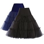 GRACE KARIN Women 50s Petticoat Skirts Tutu Crinoline Underskirt