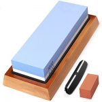 Sharpening Stone, Whetstone Knife Sharpener Stone -1000/6000 Grit Wet Stones, Tool Knife Sharpener