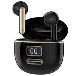 Wireless Earbuds, ASIMOM in-Ear Bluetooth Earbuds with LED Power Display Charging Case, TWS Stereo Wireless Ear Buds, Loud Bass, Touch Control Wireless Headphones with Microphone- Black