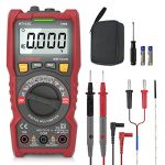 Digital Multimeter, IKOVWUK Multimeter TRMS 6000 Counts Auto-Ranging DC AC Voltmeter, Voltage Tester Ohmmeter for Testing Voltage Current Resistance Continuity Capacitance Temperature and Battery