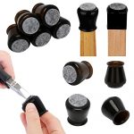 24 Pcs Silicone Chair Legs Caps – Furniture Foot Protectors – Free Moving Table Feet Covers – Stool Leg Floor Protectors Prevent Scratches and Noise (Small, Black)