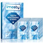 Teeth Whitening Strips for Sensitive Teeth , Reduced Sensitive White Strips for Teeth Whitening , Enamel Safe White Teeth Strips , 28 Pcs Natural Teeth Whitener Strips , 14 Treatments by Imosty