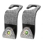 Blinglife Car Purse Holder For Women,Diamond Car Accessories,Car Hooks For Purses And Bags(2pcs)