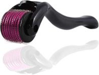Derma Roller for Face, Beard, and Hair Growth 0.25mm. The Best Face Roller with Titanium Skin Roller + Free Ebook to Derma Rolling