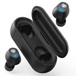True Wireless Earbuds Noise Cancelling With Mic, TWS Stereo Sport Bluetooth Headphones, Portable Charging Case 36 Hrs, Ideal Headset for Business, TV, Sleeping, Computer, iPhone, Android, Xbox One, PC