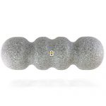 Rollga Foam Roller – Back Pain Relief, Trigger Point Muscle Roller, Standard Firmness (Silver)