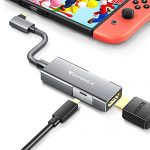 USB C to HDMI Charging Adapter for Nintendo Switch, 4K 60Hz Portable Switch TV Docking Station, Type C to HDMI TV Adapter for Samsung Dex S10/S9/S8 Plus, Note 10/9/8