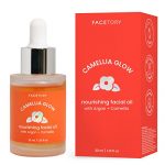 FaceTory Camellia Glow Nourishing Facial Oil with Argan and Camellia 30 ml / 1.01 fl oz – with Argan Oil and Camellia Oil, Nourishing and Rejuvenating, For All Skin Types