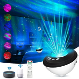 Loycco Galaxy Star Night Light Projector for Bedroom, Aurora Light Projector Compatible with Alexa & Smart APP, White Noise & Bluetooth Speaker Sky Light, Gift for Kids Adults Home Party Ceiling Decor